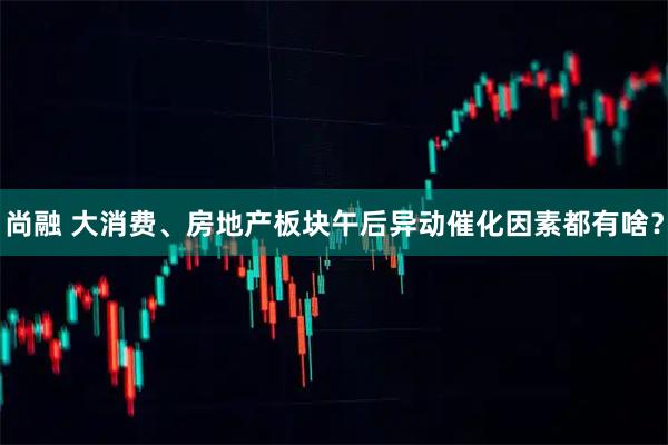 尚融 大消费、房地产板块午后异动催化因素都有啥？
