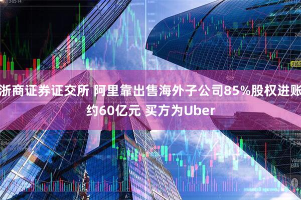 浙商证券证交所 阿里靠出售海外子公司85%股权进账约60亿元 买方为Uber